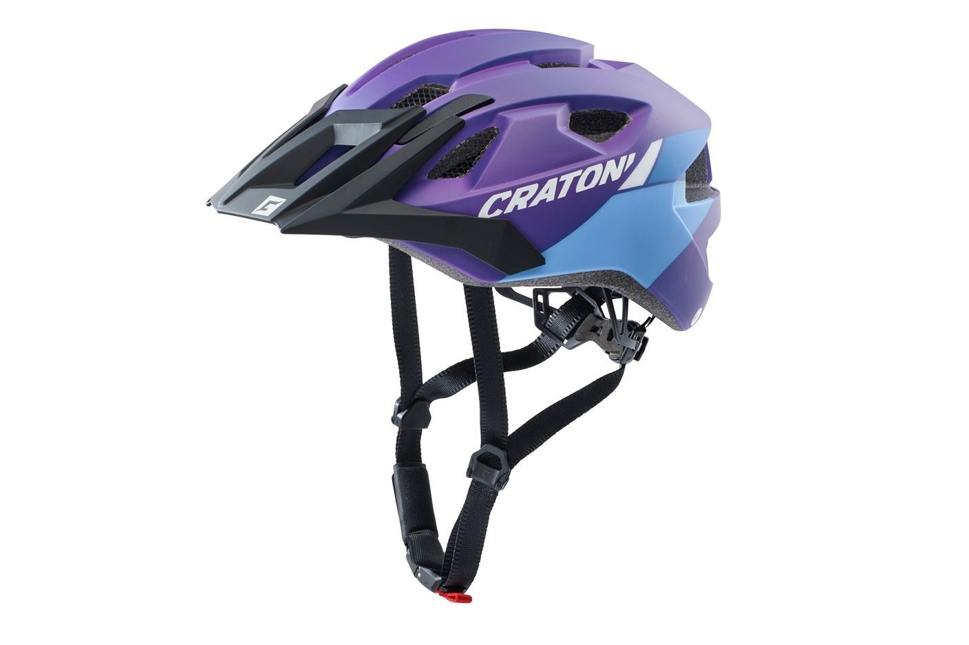 Cratoni Fahrradhelm AllRide Unisize purple-blue matt